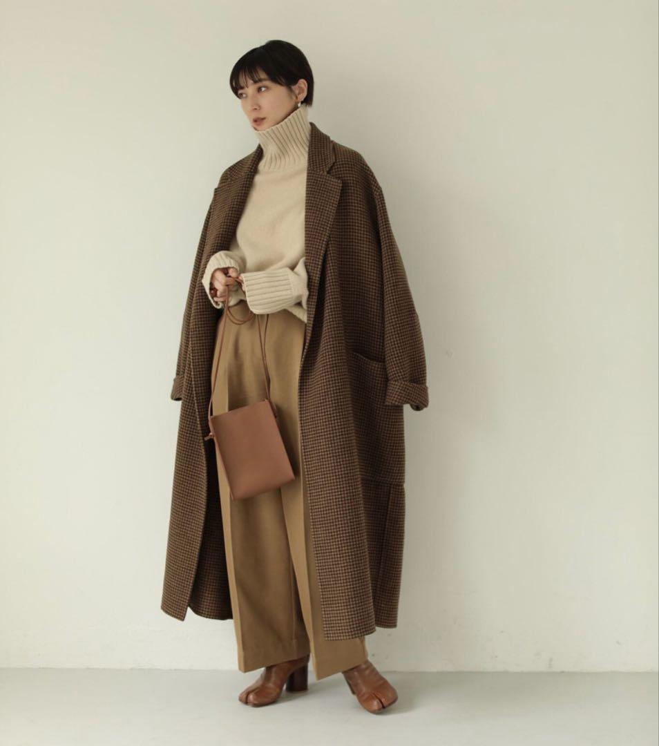 TODAYFUL オーバーチェックコート　36