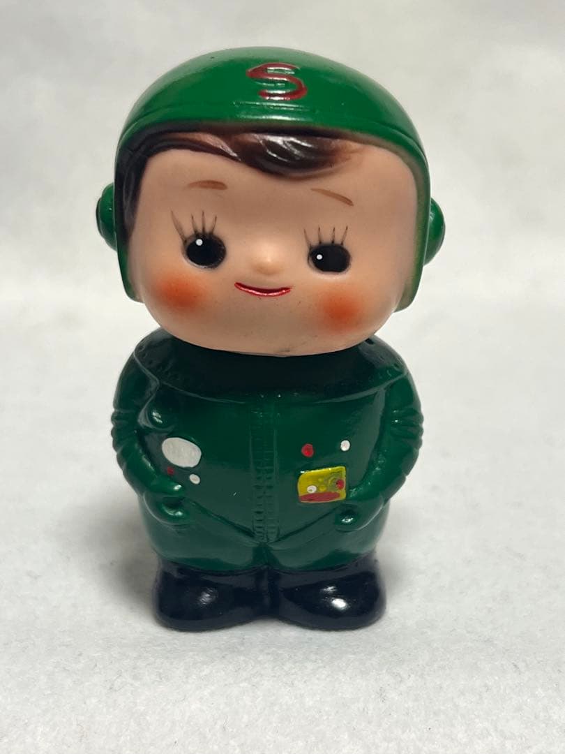 激レア　当時物　昭和レトロ　滋賀銀行　ソフビ　貯金箱　しがちゃん　宇宙服