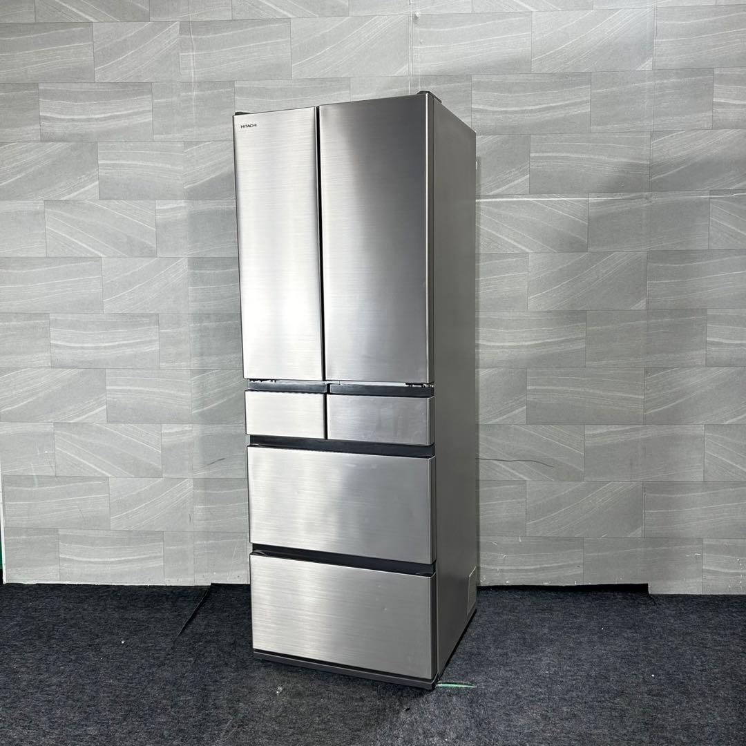 HITACHI 冷蔵庫 大型 485L 6ドア 清掃済み 2022年 d5028