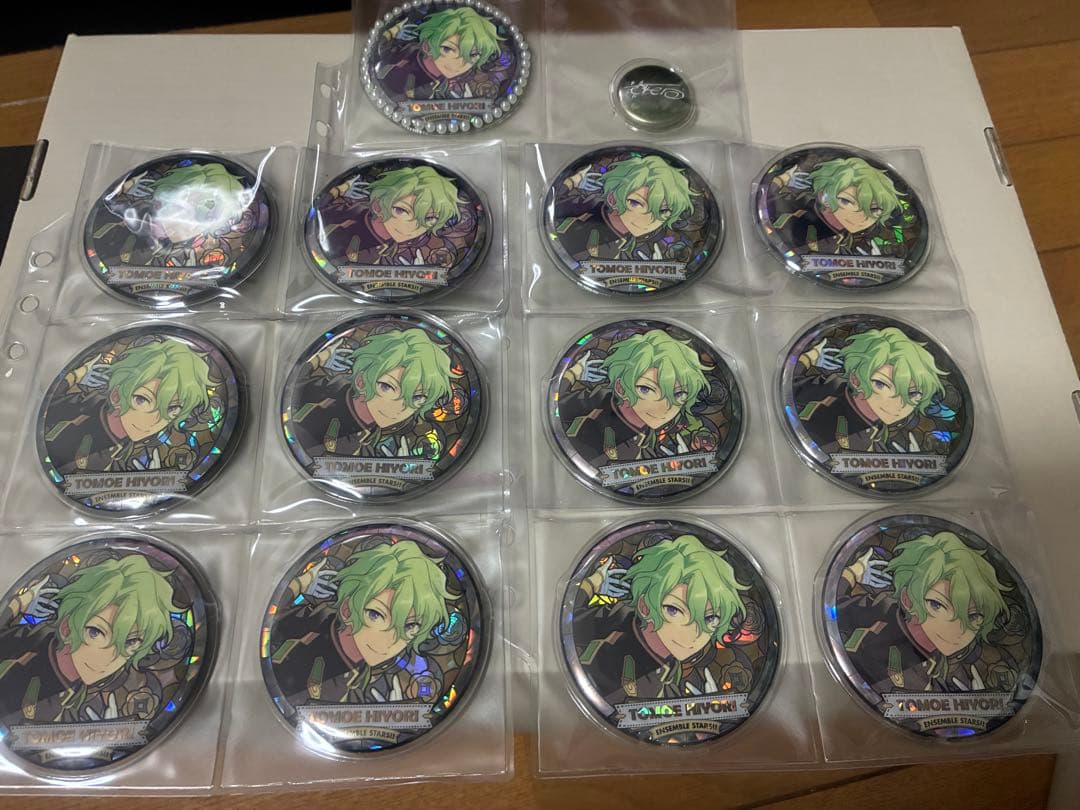 巴日和　中国缶バッジ