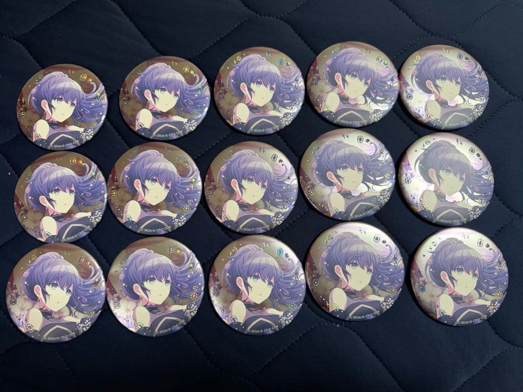 朝比奈まふゆ バースデー缶バッチ 75mm缶 缶バッジ 15個