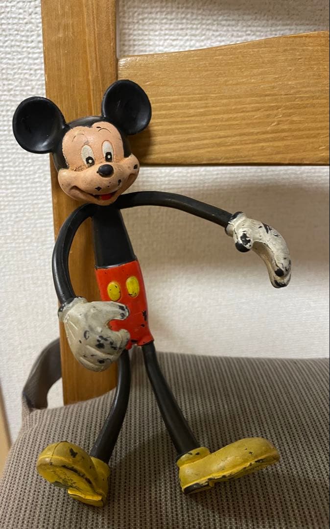 ミッキー　ヴィンテージ感　レア　レトロ　ディズニー　mickey マニア　人形