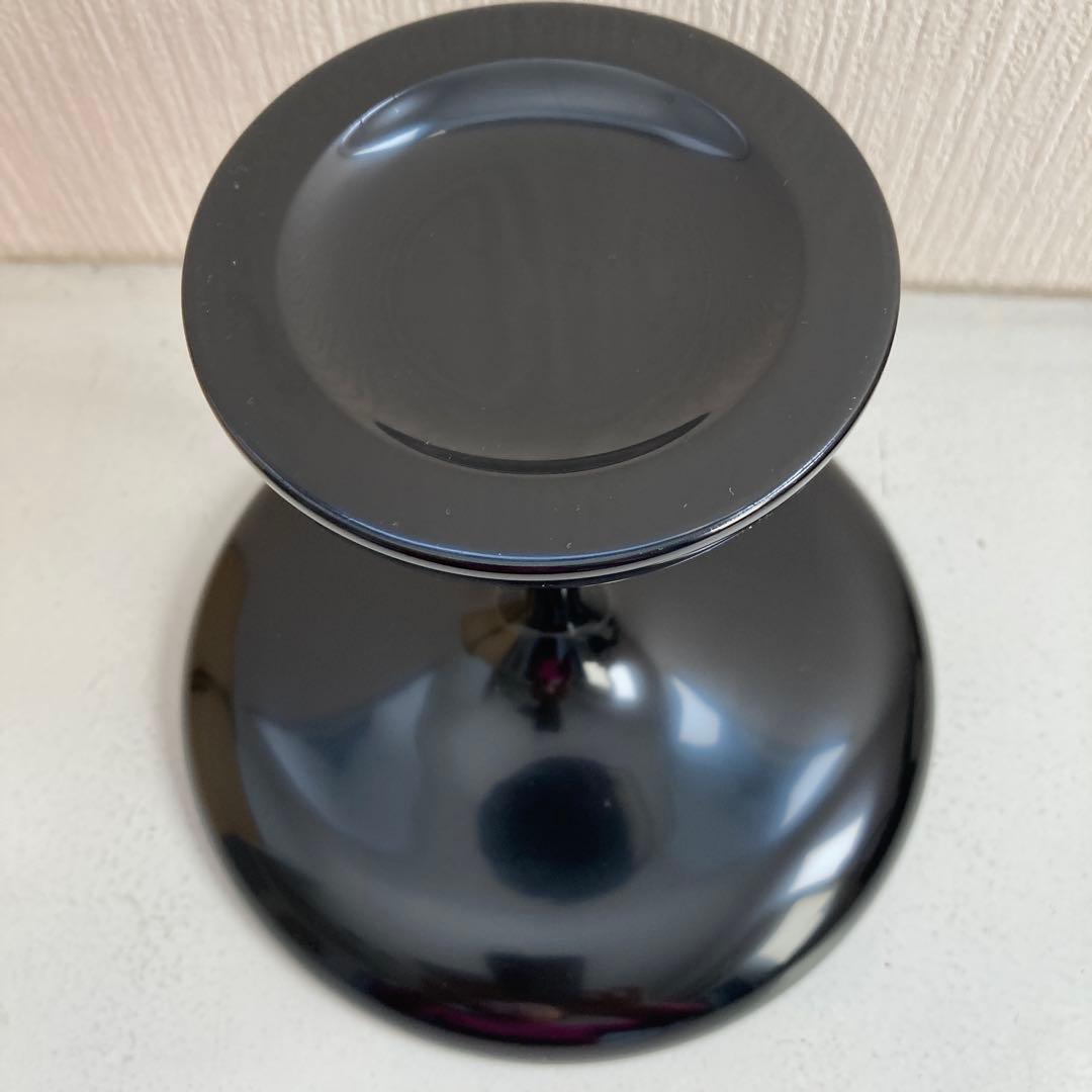 茶道具 輪島塗　目代宗芳作　貴人高杯 渦蒔絵 淡々斎好写 共箱