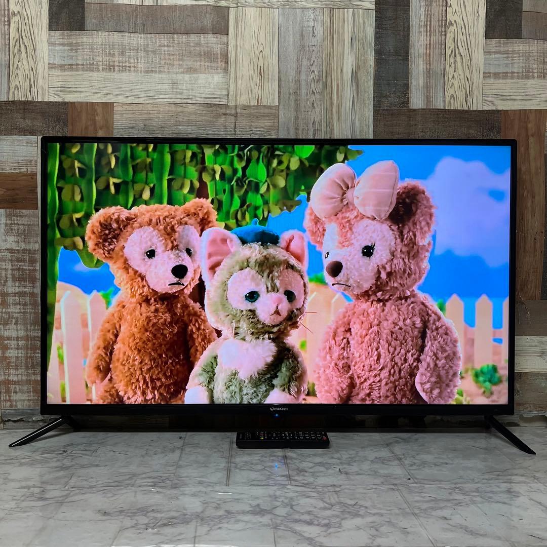 即日受渡❣️全国送料込4年前購入マクスゼン43V型液晶TVゲームモード搭載