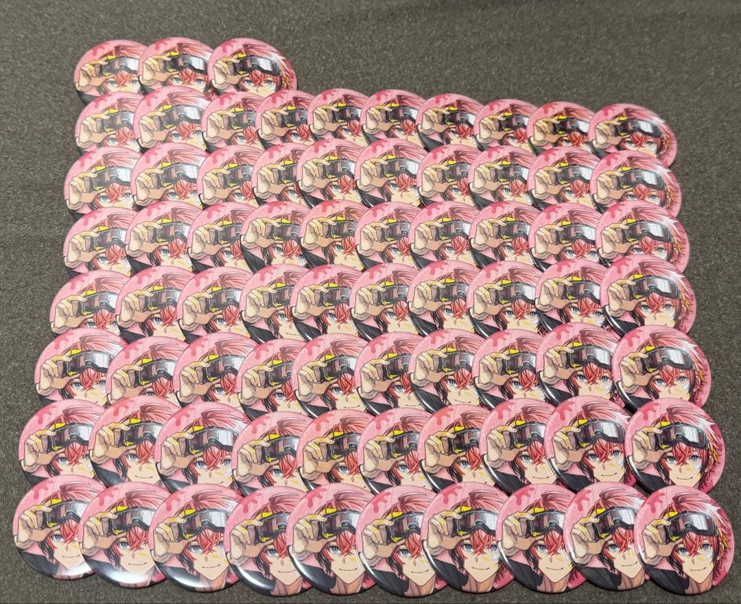 赤城ウェン HEROES 1stAnniversary 缶バッジ 70個