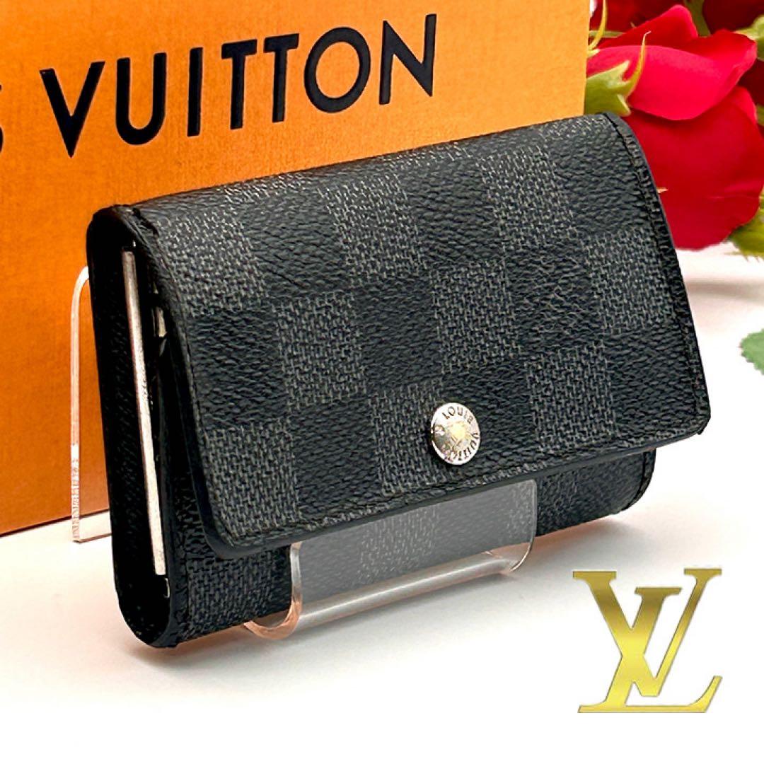 Louis Vuitton ダミエ キーケース 6連 ブラック ミュルティクレ6