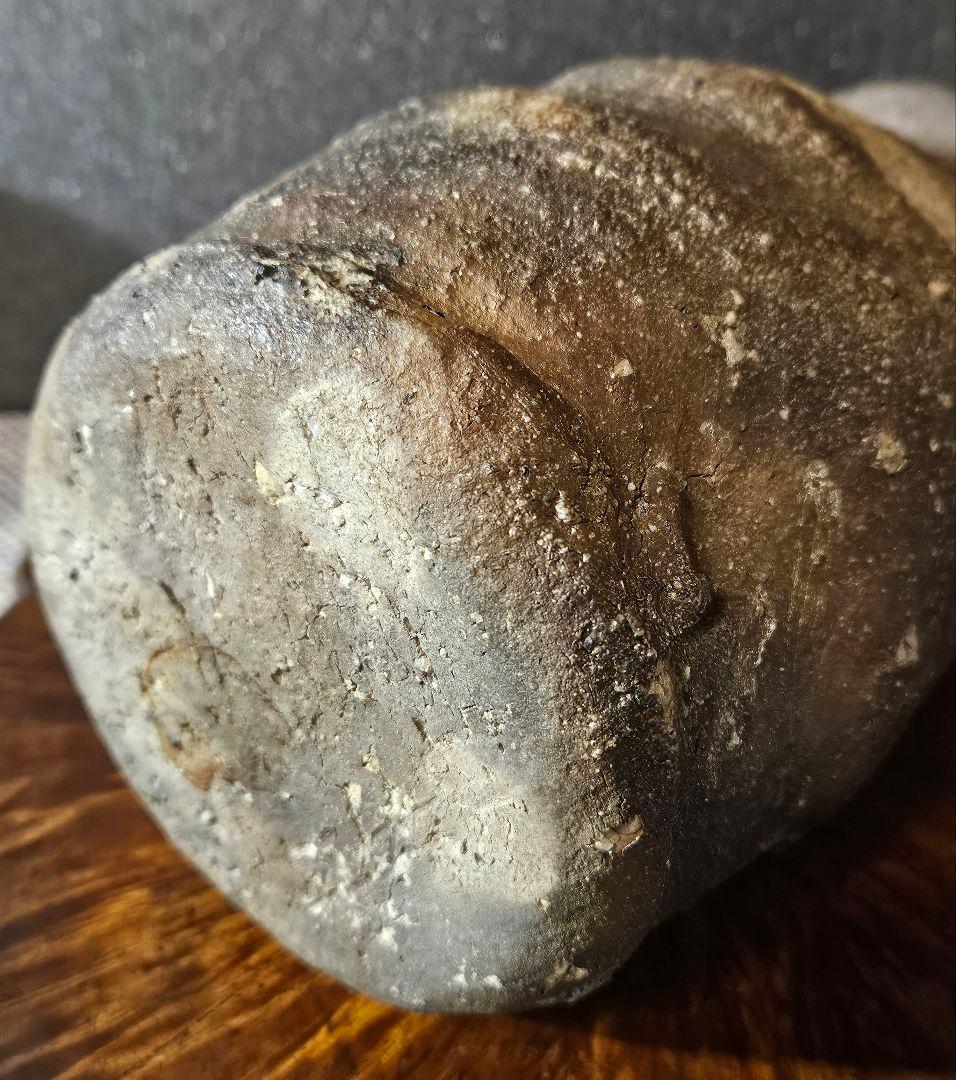 江戸時代　古信楽　檜垣文様　壺　花入れ　花生け　茶道具　茶器　古陶磁器　オブジェ