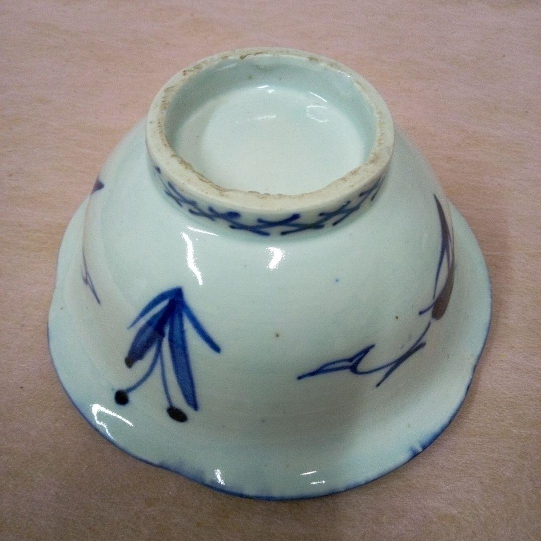 古伊万里　麒麟鳳凰文様錦三ツ鉢　古美術　古道具　骨董品