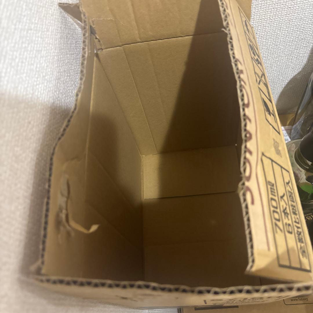 山崎18年空瓶 4本 空箱1 ダンボール1 【着払い】