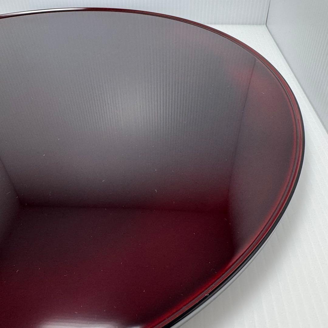 新品 輪島塗 慶塚 慶塚漆器 盛器 菓子器 器 漆器 漆 丸型 赤茶 箱 説明書