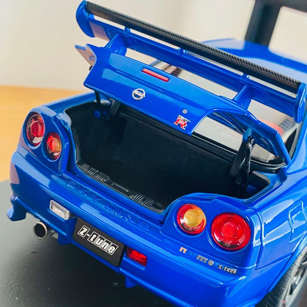Nismo R34 スカイラインGT-R Z-tune ミニカー 1/18