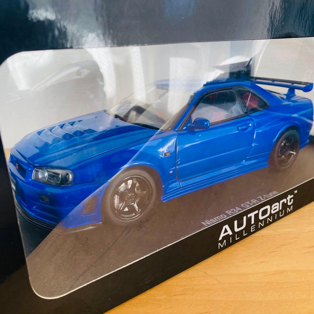 Nismo R34 スカイラインGT-R Z-tune ミニカー 1/18