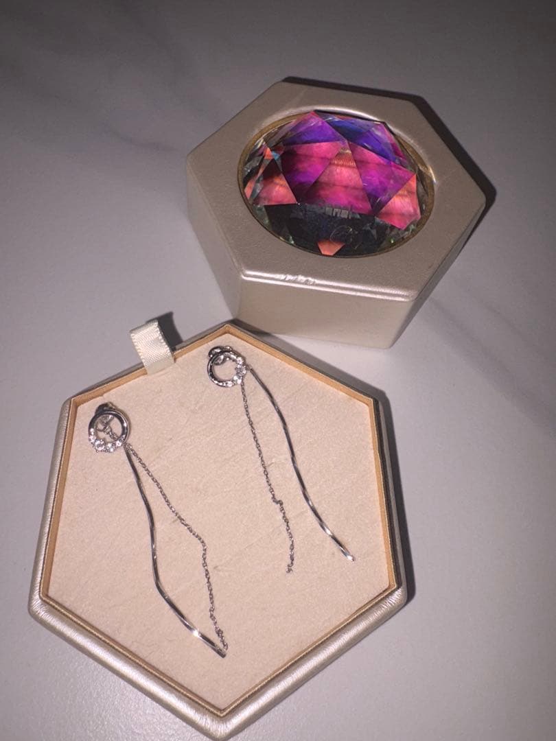 Canal k10 ホワイトゴールド ピアス