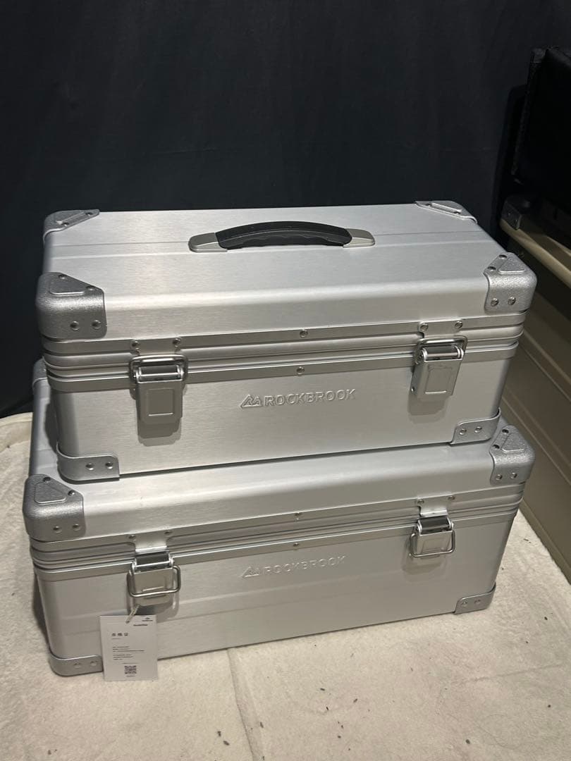 ROCKBROOKブラント アルミコンテナ蓋ありセット