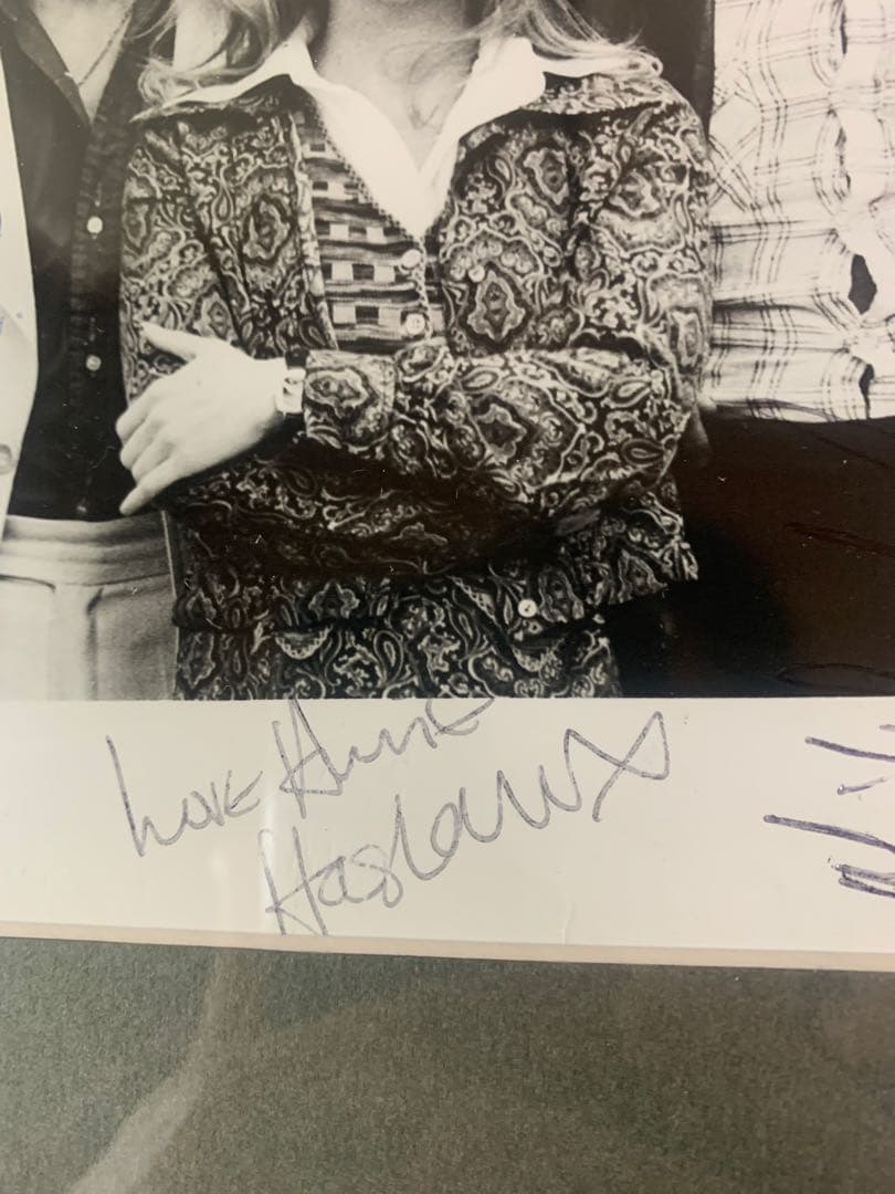 Renaissance サイン入り写真 フレーム付き