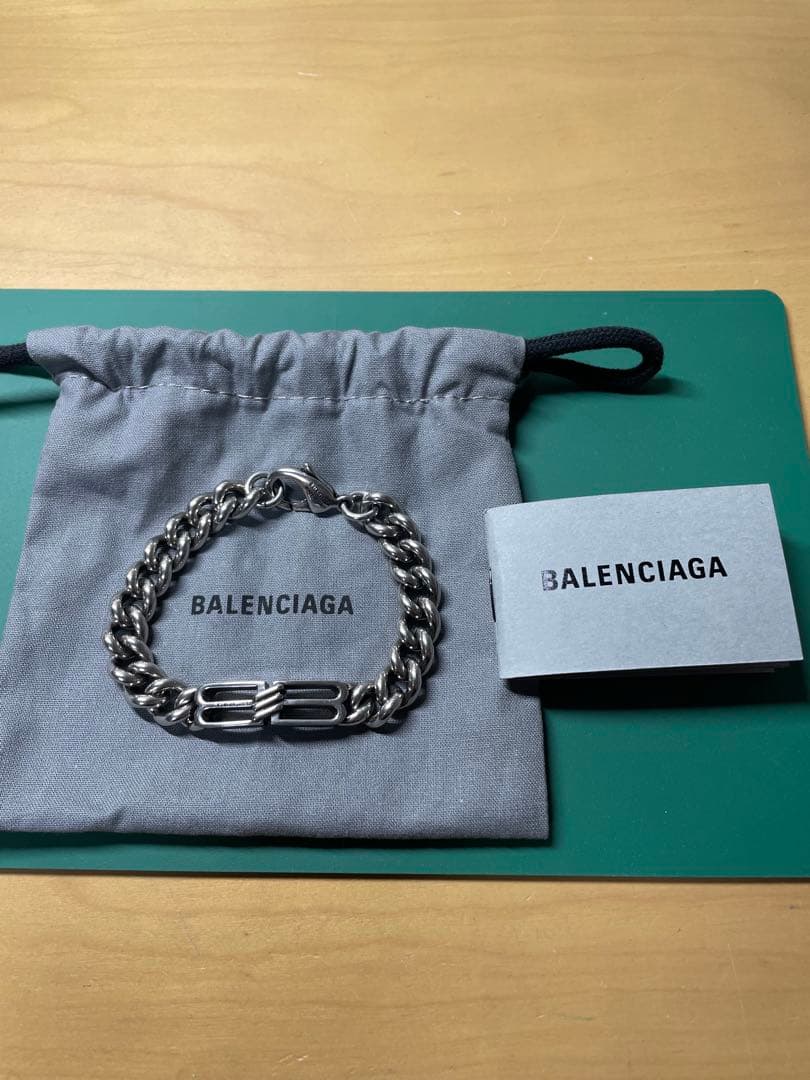 BALENCIAGA チェーンブレスレット 保存袋付き バレンシアガ