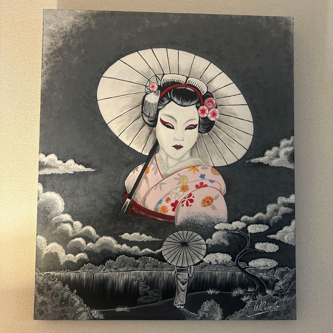 日本画 女性の肖像画