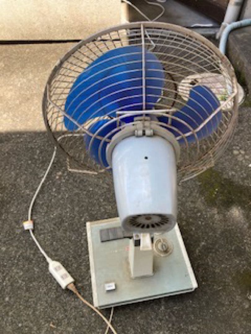 ナショナルレトロな扇風機ジャンク