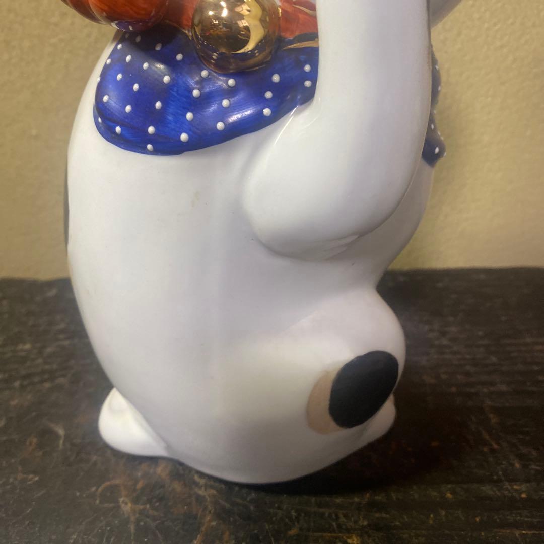 ブルー招き猫【大】