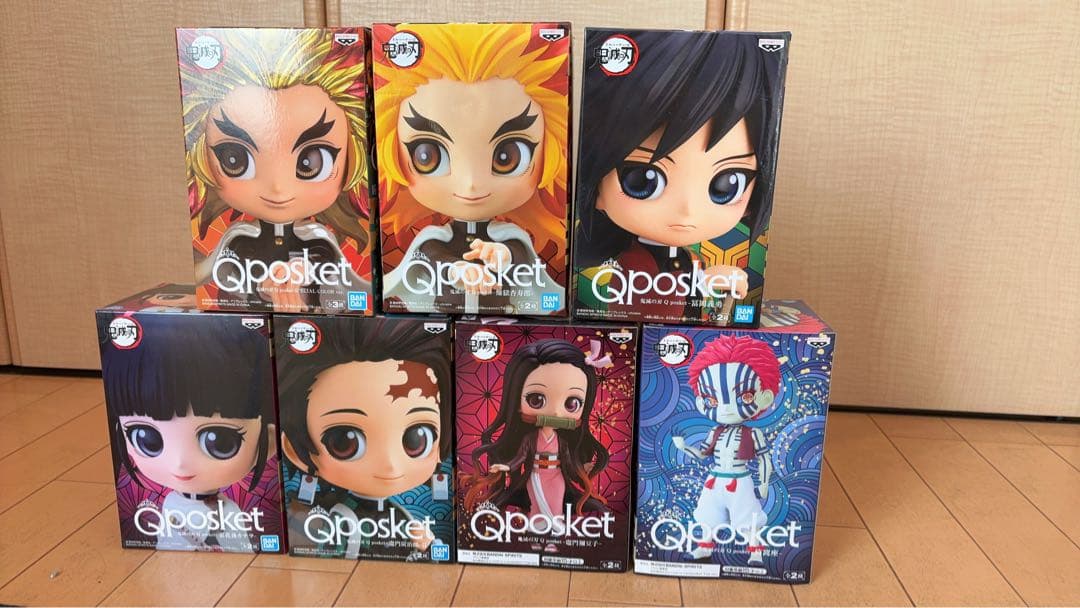 鬼滅の刃　Qposket フィギュアセット プライズ