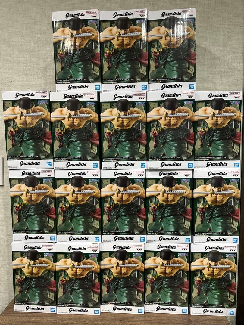 ワンピース Grandista ロロノア・ゾロ II フィギュア 18個セット