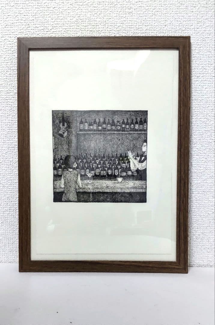 額縁付オリジナル手描きイラスト