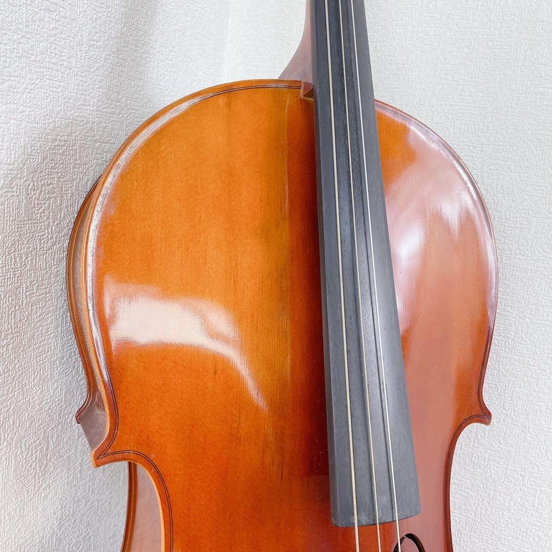 SUZUKI チェロ 4/4 No.72 1977 虎杢が綺麗