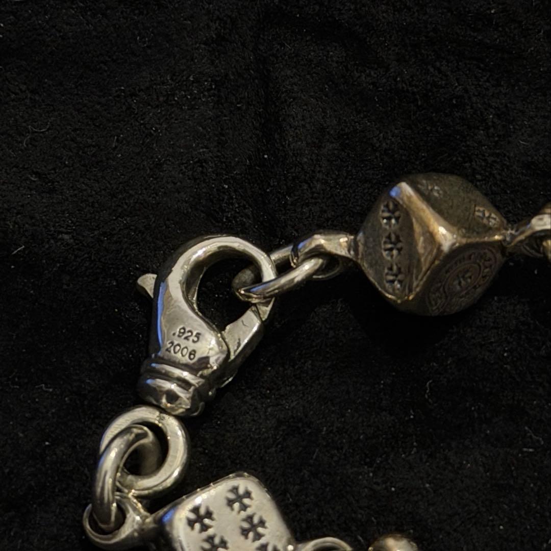 レア 新品 CHROME HEARTS ダイス サイコロ ブレスレット