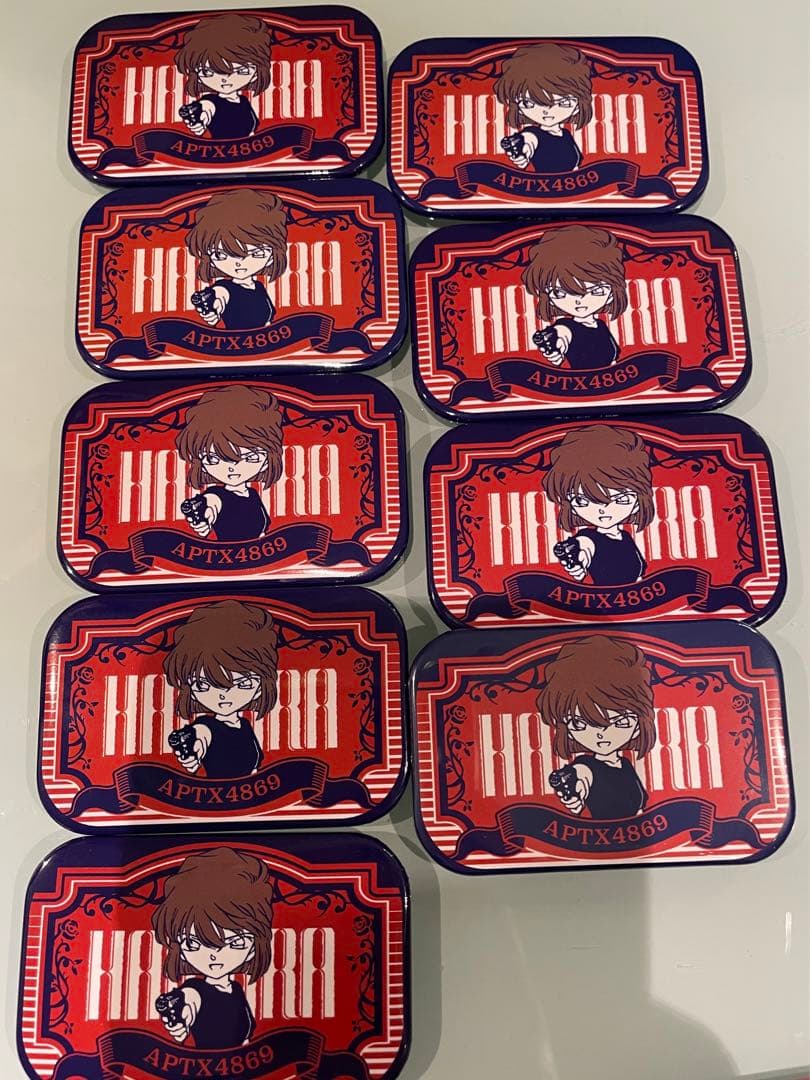 名探偵コナン コナン探偵社 缶バッジコレクション灰原哀　9点セット