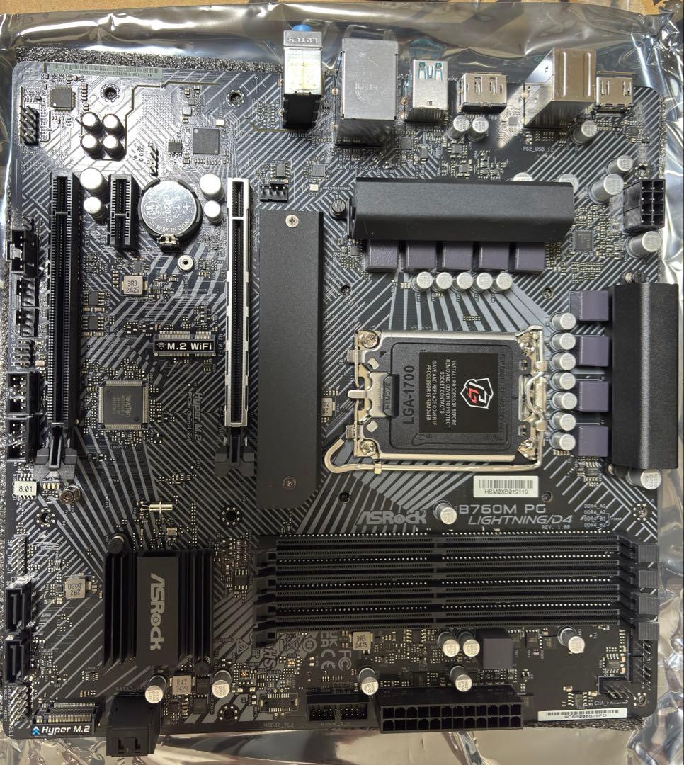 マザーボード ASRock B760M LIGHTNING / D4