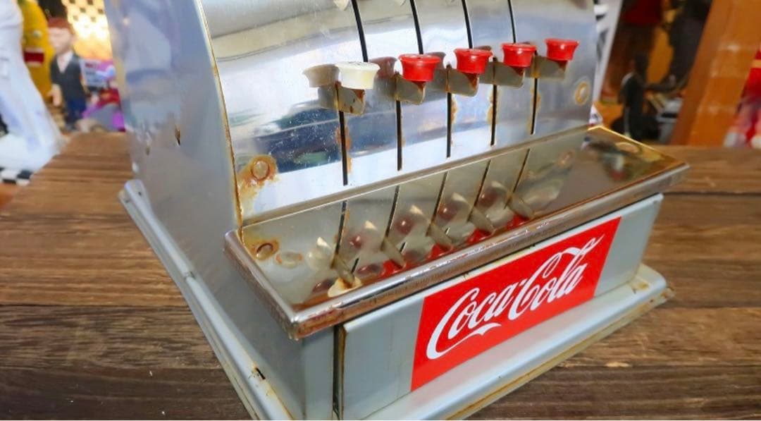 希少！コカコーラ 50s ビンテージ トイレジスター ガレージ アンティークレア