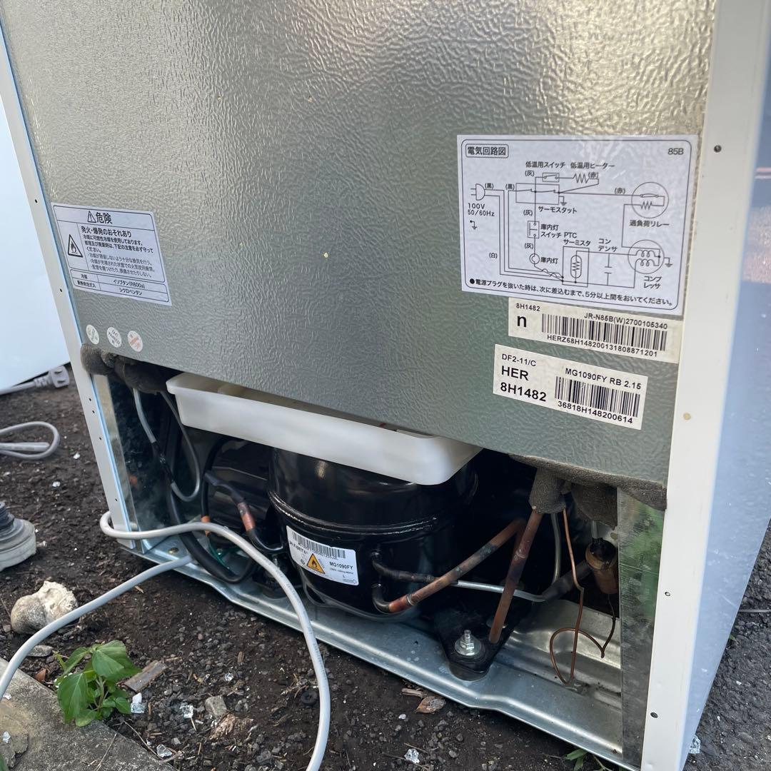 ハイアール 85L 小型2ドア冷凍冷蔵庫 【JR-N85B】2018年製