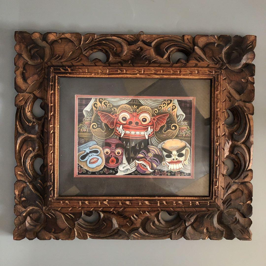 バリ島　額絵　③