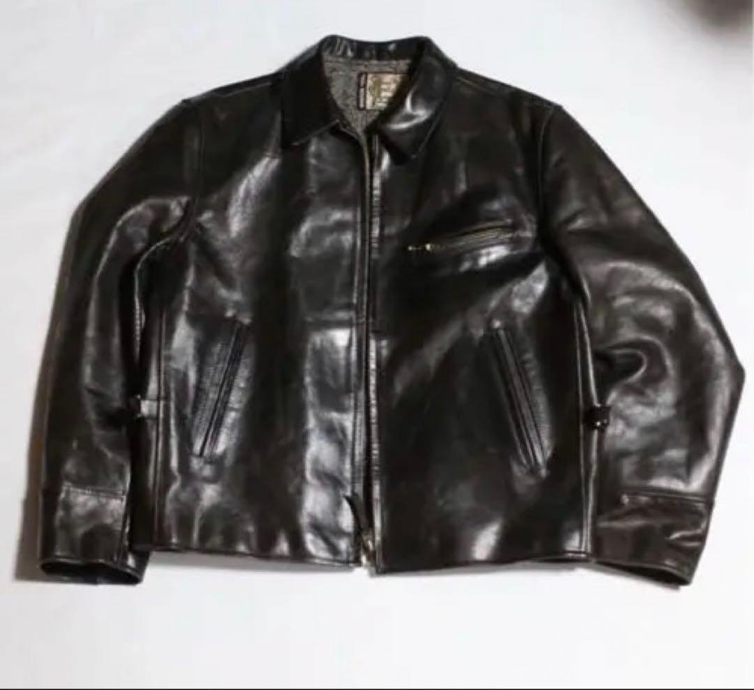 80s シングルライダースジャケット