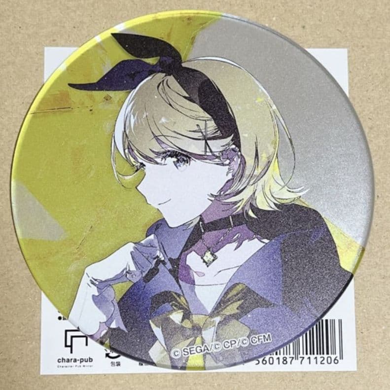 プロジェクトセカイ　プロセカ　コースターパブミラー　宝石箱　 鏡音リン