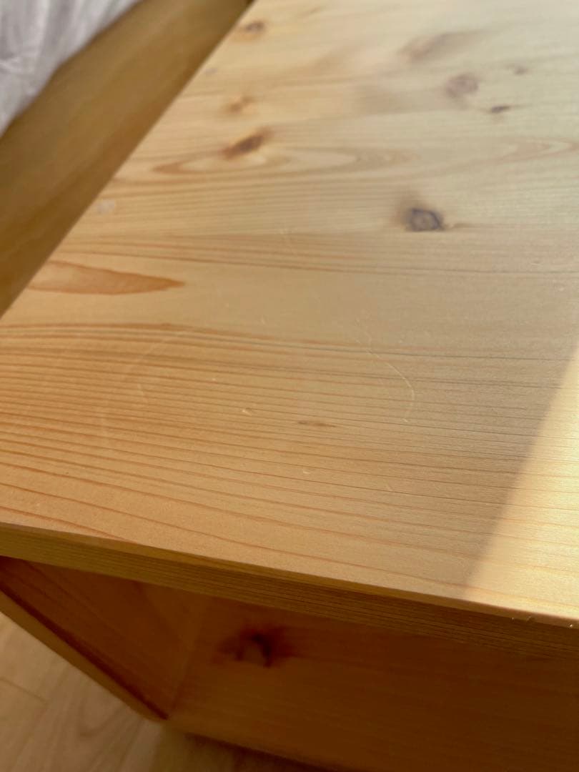 ヒノキ　ローテーブル