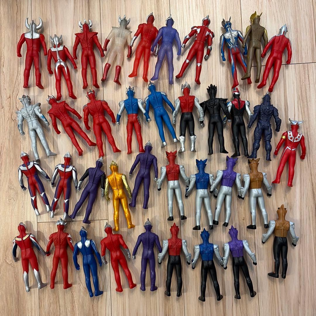 ウルトラマン ソフビ 38体 まとめ売り｜大量セット｜ウルトラヒーロー 怪獣なし