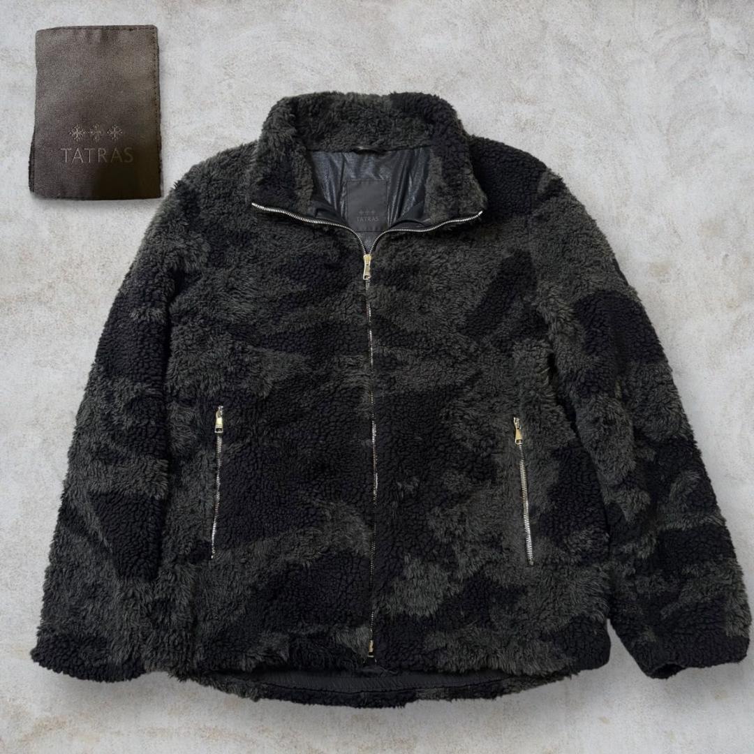 【05 23S】TATRAS ボアブルゾン 2XL 3L 迷彩 SISE 黒