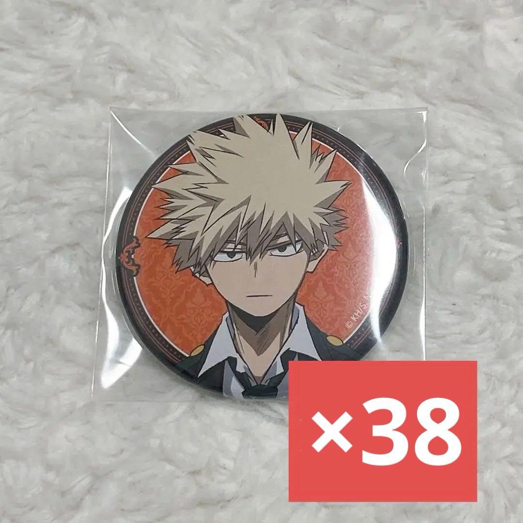 ヒロアカ 爆豪勝己 マルイ 缶バッジ グリニッシュ コス OIOI b