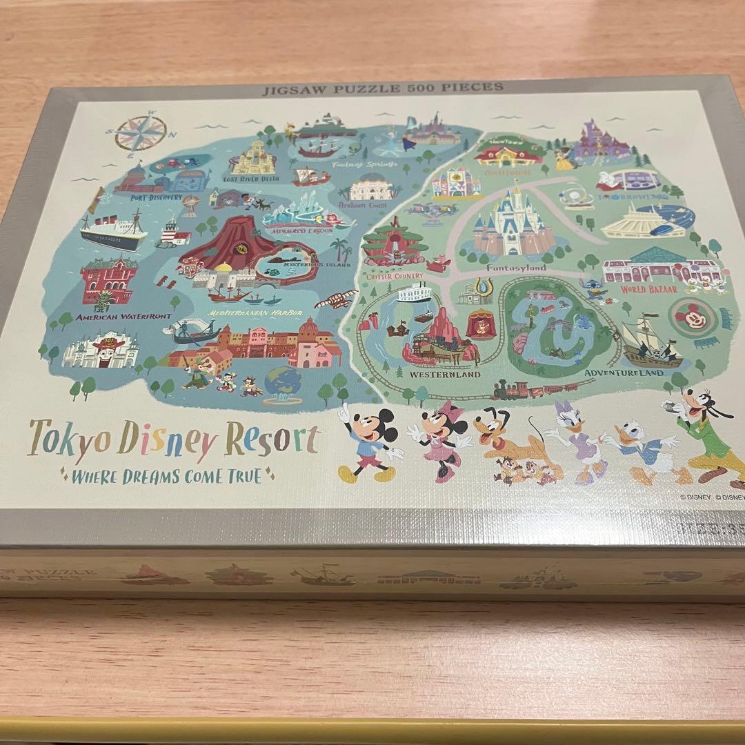東京ディズニーリゾート パーク柄　ジグソーパズル 500ピース