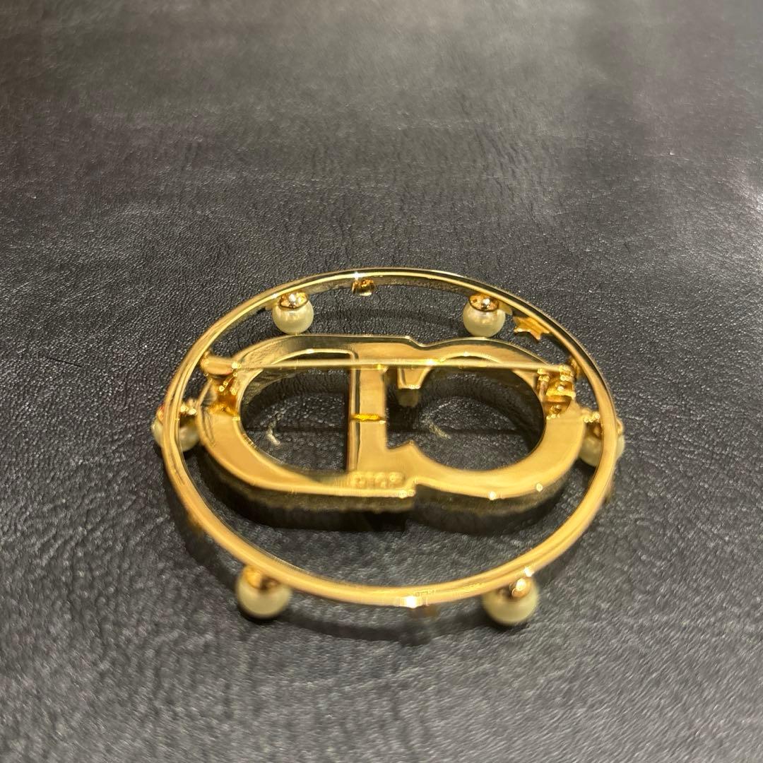 Clair D Lune ブローチ Dior メタル・レジンパール・クリスタル