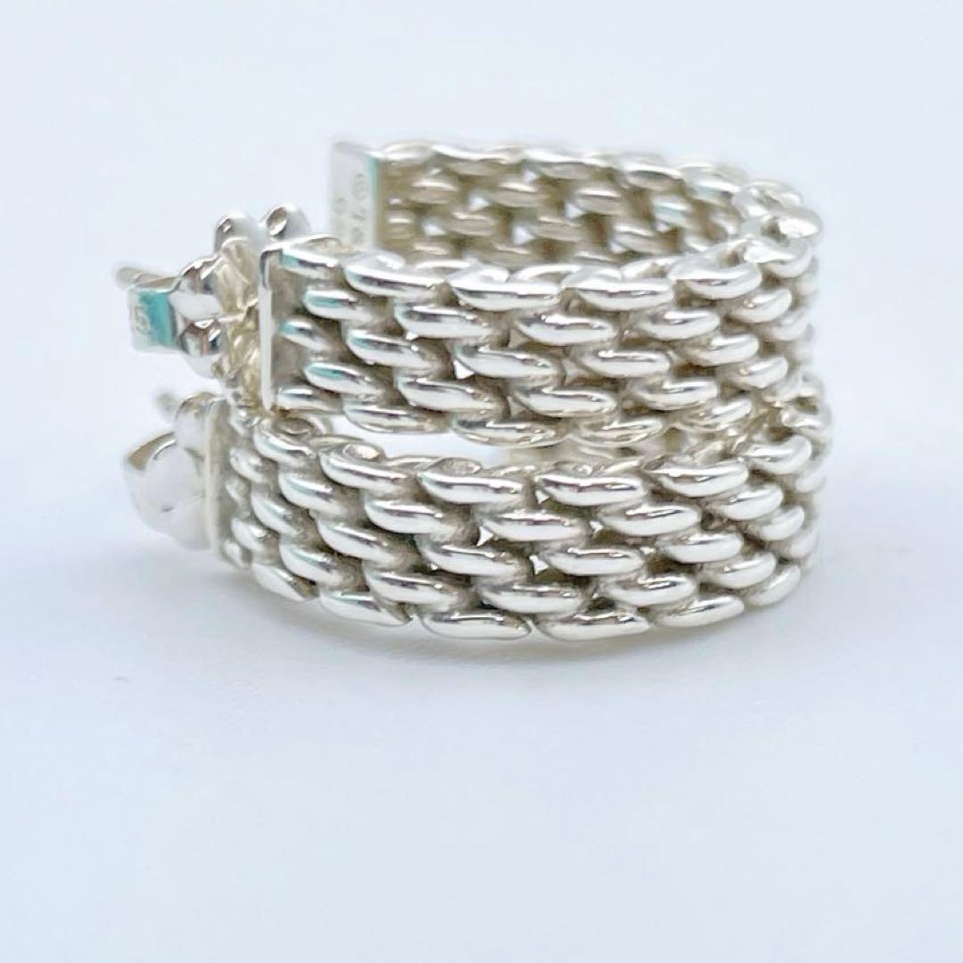 専用！Tiffany & Co. サマセットシルバーフープピアス ピアスメッシュ