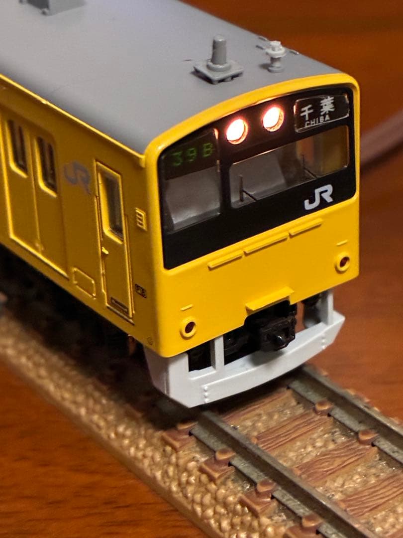 201系(総武線色)基本セット　kato ライト点灯動力動作確認済