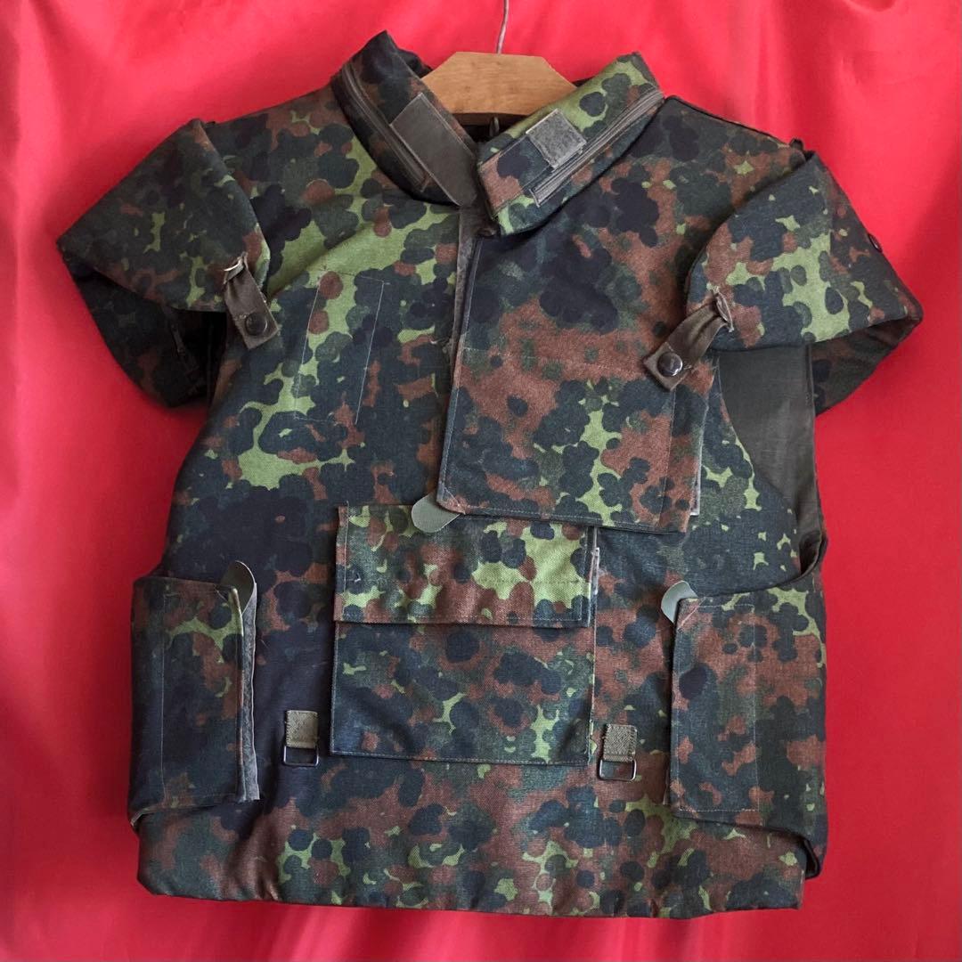 BW ドイツ連邦軍SK-1防破ベスト 実物中古ケブラー防弾材付 1989年製実物