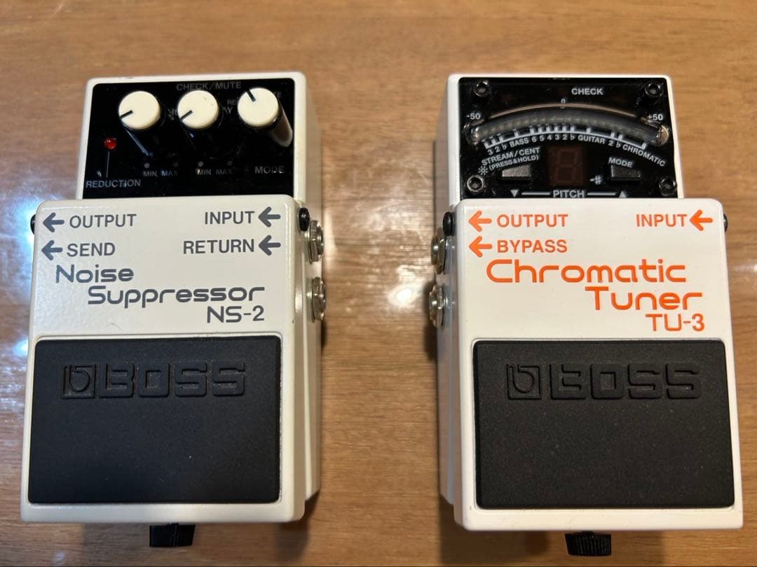 ギター BOSS TU-2 & BOSS NS-2