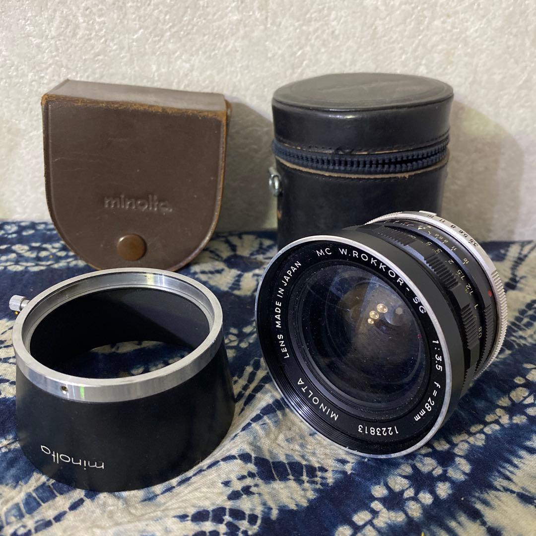 ミノルタMINOLTA MC W.ROKKOR1:35 f=28mm レンズ