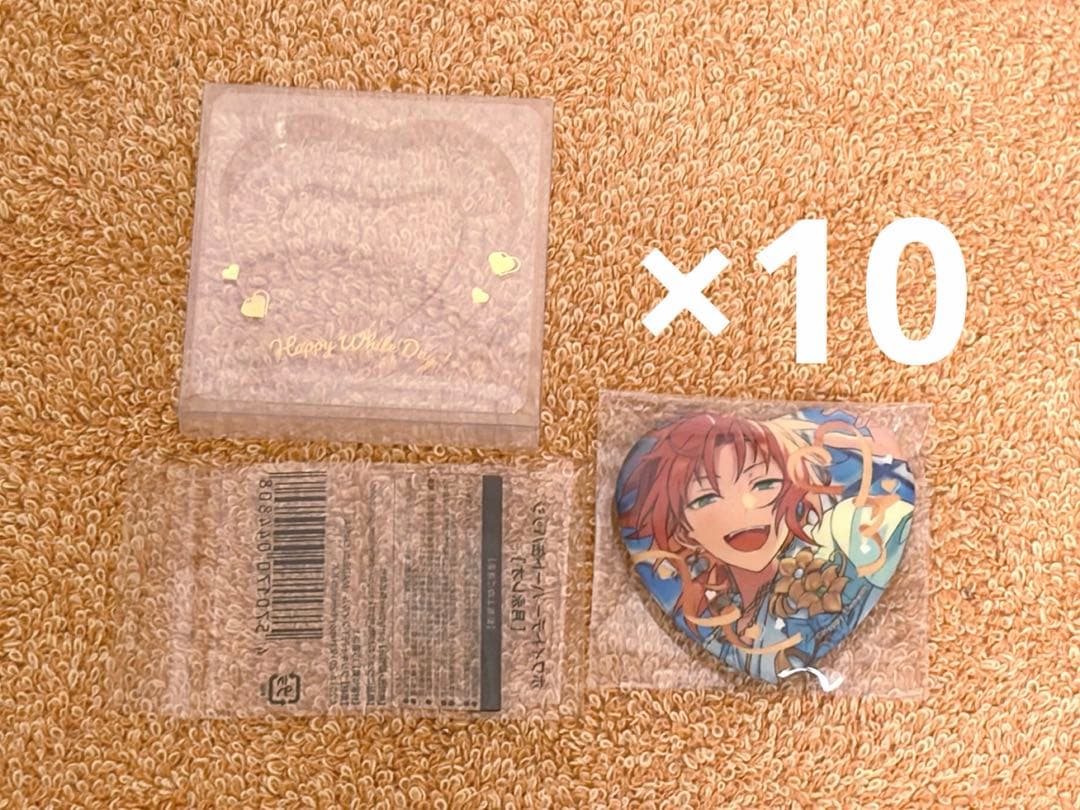 月永レオ ホワイトデー ハート缶バッジ 10点