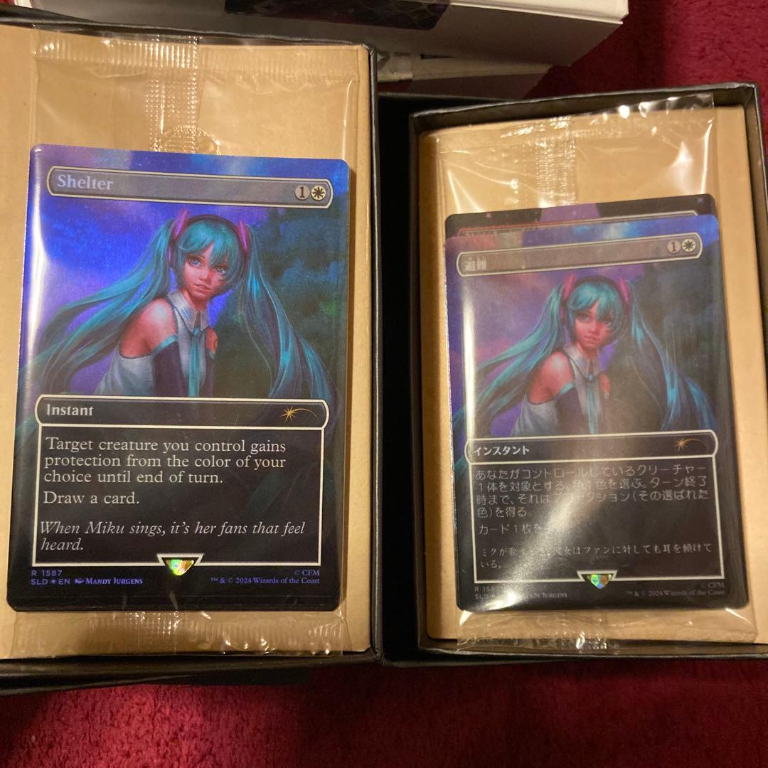 シークレットレイヤー　春　初音ミク　英語　日本語　FOIL 開封済み