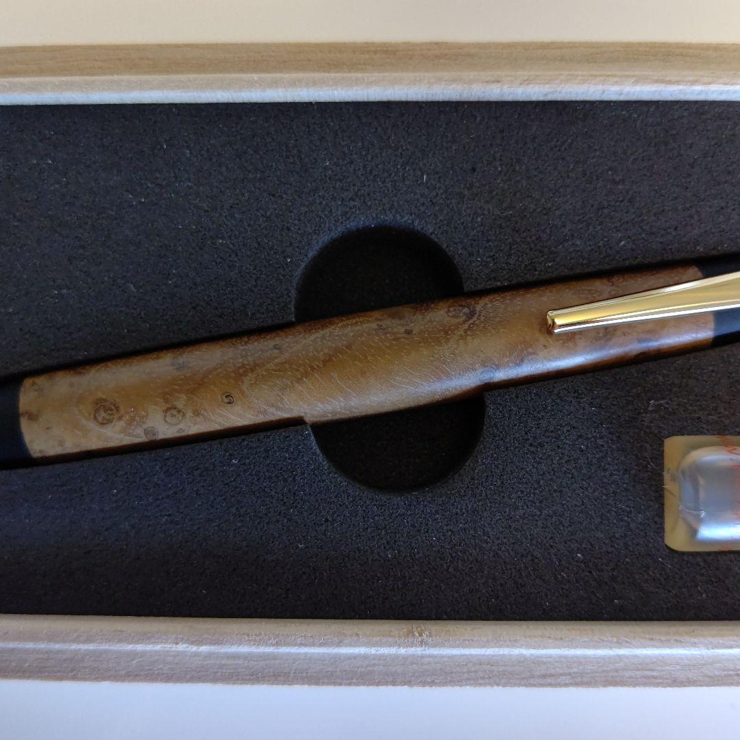 野原工芸　スタンダードボールペン　特上チーク瘤