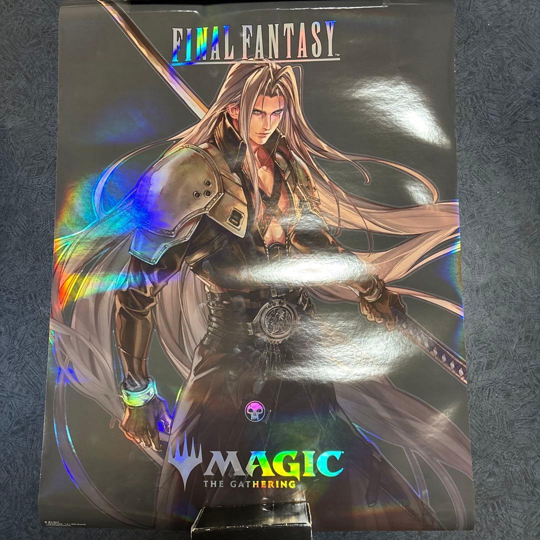 【MTG】ポスター　クラウド　セフィロス　foil仕様　2枚セット